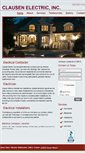 Mobile Screenshot of clausenelectricinc.com